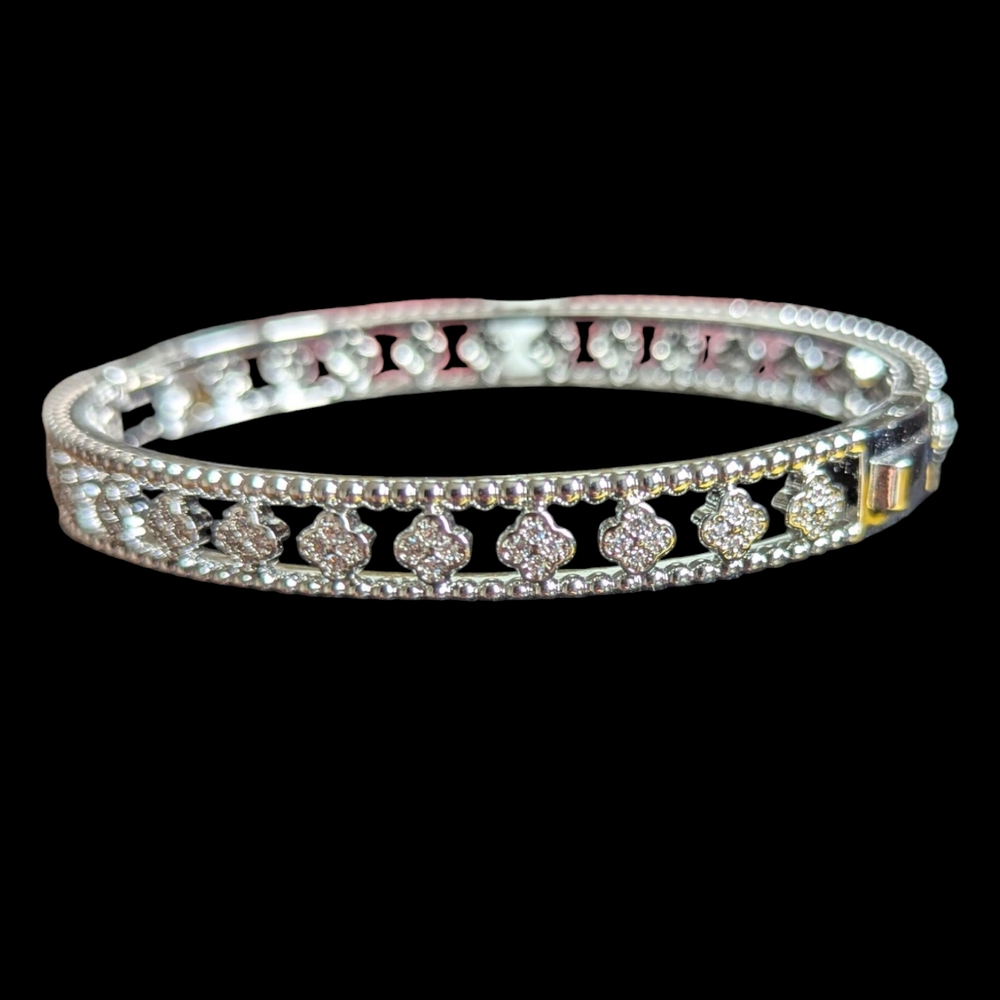 Elegant Stainless Steel Bangle Bracelet